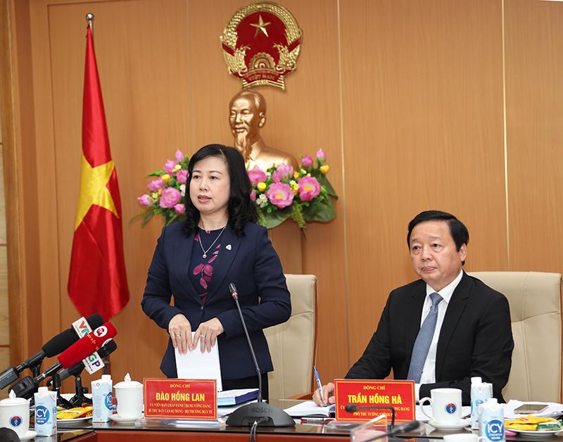 Phó Thủ tướng Trần Hồng Hà: Các bộ, ngành phải vào cuộc cùng Bộ Y tế khắc phục khó khăn, vướng mắc  - Ảnh 3.